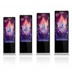 OEM Size LCD Multi Touch Interactive Signage Display 3840x2160 Aluminum Android