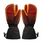 7.4V Rechargeable Electric Heated Ski Gloves Battery Operated Gloves For Winter Outdoor Hunting for sale