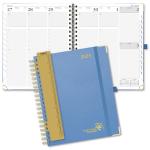 Monochrome Inner Page Hardcover Spiral 2023 Planner Weekly Schedule Yearly Plan