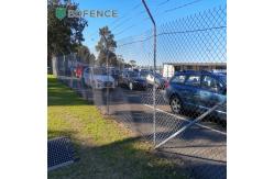 China 5ft Drive-Thru Plastic Coated Chain Link Fencing Order Station Integration supplier
