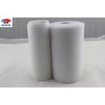 White 100Mm Double Sided Hook And Loop For Fabric , Back To Back Tape for sale