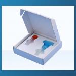 Iclean Saliva Collection Kits Sample Collection Clear Red DNA Saliva Kit for sale