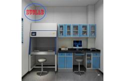 China Rectangular Modular Lab Furnitures Choose from White/Blue/Yellow/Black Options supplier