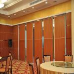 New Style Manual Control Sliding Folding Partition Walls Operable For Banqueting Hall