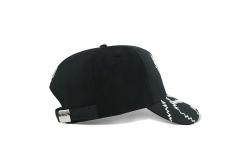 China Adults 58CM 5 Panel Baseball Cap With Letter Pattern supplier