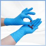 Premium Grade Versatile Food Processing Gloves Blue Nitrile Gloves for sale