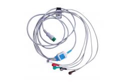 China Tens Electrodos ECG Cable With Customization Options TPU Sheath Medical equipment connection cable supplier