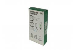 China Supermarket CDR Packing Paper Box , Green Electronics Power Bank Packaging Box supplier