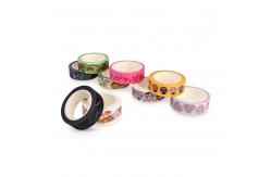 China Reusable Coloured Decorative Masking Tape No Residue Christmas Decoration supplier
