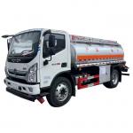Customized FOTON 4X2 Fuel Tanker Truck for Petrol With Single Oil Pump and Digital Refueling Dispenser for sale