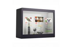 China Custom LCD Video Wall , Toughened Glass Panel Transparent Lcd Touch Screen supplier