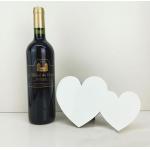 Double Heart Dye Sublimation Blanks Custom Photo Panel Frame