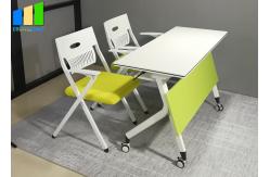 China Office Furniture Partitions Folding Desk Foldable Training Table Stackable Conference Tables supplier