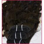Black Remy Peruvian Virgin Human Hair Extensions 18 22 Loose Wavy Natural Wave