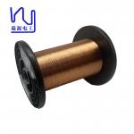 2UEW155 0.22mm Solderable Enameled Copper Wire Solid Conductor for sale