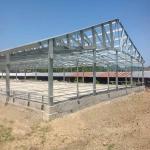 Modern Long Span Steel Construction Building High Capacity Prefabricated Poultry House