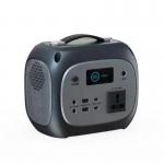 Portable Emergency Power Station with Solar Panel Capacity 256WH 300W for Camping or Family Use for sale