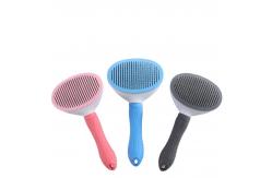 China Pet Hair Remover Comb Portable Self Cleaning Slicker Brush Cats Dogs Reusable supplier