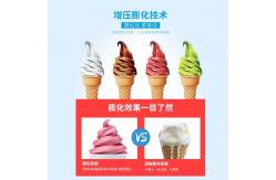 China Mini Conwenient Fast Soft Ice Cream Machine 25L/H Easy To Carry supplier