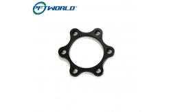 China Bicycle Black CNC Machined Aluminum Parts OEM Service Fabrication supplier