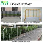 Bridge Foot 2m X 0.9m Metal Crowd Control Barriers For Festivals for sale