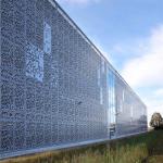 1000x1000 Metal Building Facades Exterior Perforated Aluminium Panels Facade for sale