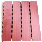Moisture Proof Curved Wooden Grooved Acoustic Panel Music Studio Acoustic Panels for sale