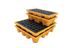 China Stackable Oil Bunding Trays 4 Secondary Chemical Containment Pallet supplier