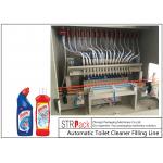 Compact Toilet Cleaner Filling Machine Liquid Detergent Filling Machine High Efficiency