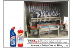 China Compact Toilet Cleaner Filling Machine Liquid Detergent Filling Machine High Efficiency supplier