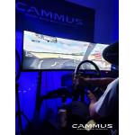 Racing Car Gaming Driving Simulator with Wheel And Pedals Sim Stand for sale