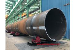 China 100 Ton Pipe Welding Turning Rollers Bolt Adjustment For Wind Tower supplier