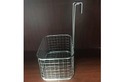 China SS304 Metal Houseware silver Plating Wire Mesh Hanging Baskets supplier