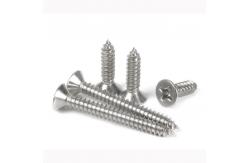 China SUS304 SUS316 Cross Recessed Countersunk Head Screw GB846 Countersunk Head Tapping Screws supplier