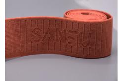 China 25mm Recycled Jacquard Elastic With Single Side  For Garment supplier