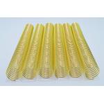 China Shiny Gold 40mm Pitch 4:1 Mm Spiral Coil Pair Combination, Suitable For Notebook for sale