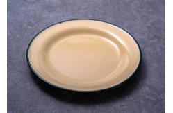 China Reminiscence Enamel Ceramic Dinner Plate supplier