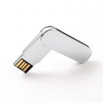 2.0 Twist Metal USB Drive H2 Test Passed 128GB 256GB CE Approved for sale