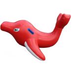 Small Red Dolphin Inflatable Water Floating Toys 3*1m for Park