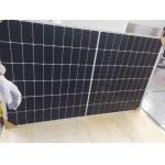 Single Crystal Solar Panel Batteries 24v Mono Perc Half Cut 370w Black Frame