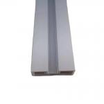 Machine Polishing Silver Oxide Aluminium Extrusions 6063 T5 Aluminium Profiles Building Materials
