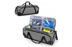 China OEM Badminton Racket Cloth Bag Portable Tennis Duffle Bag With Shoe Compartment supplier