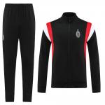 Twill Jacquard Mens Football Tracksuits 100% Polyester Soccer Training Suit for sale