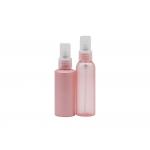 Plastic Fine Mist Spray Bottle 100Ml Round Pink Color 60Ml for sale