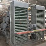 10cm Egg Processing Equipment , Siemens Motor 1.5kw Egg Laying Chicken Cages for sale