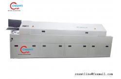 China 220V / 110V SMT LED Wave Soldering Machine PLC Controlling With 6 Heat Zone supplier