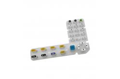 China Customized High Quality New Rubber Keyboard With Silicone Rubber Keys supplier