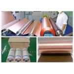 1 / 2 OZ High Elongation Copper Foil Sheet Roll , Red / Black Thin Copper Foil for sale