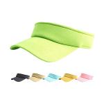 Adults Empty Plastic Ladies Sun Visor Hat Velcro Back Closure for sale