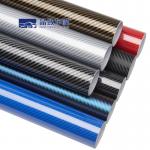 Weatherproof Practical PET Vinyl Film , Anti UV 3D Carbon Fiber Sticker for sale